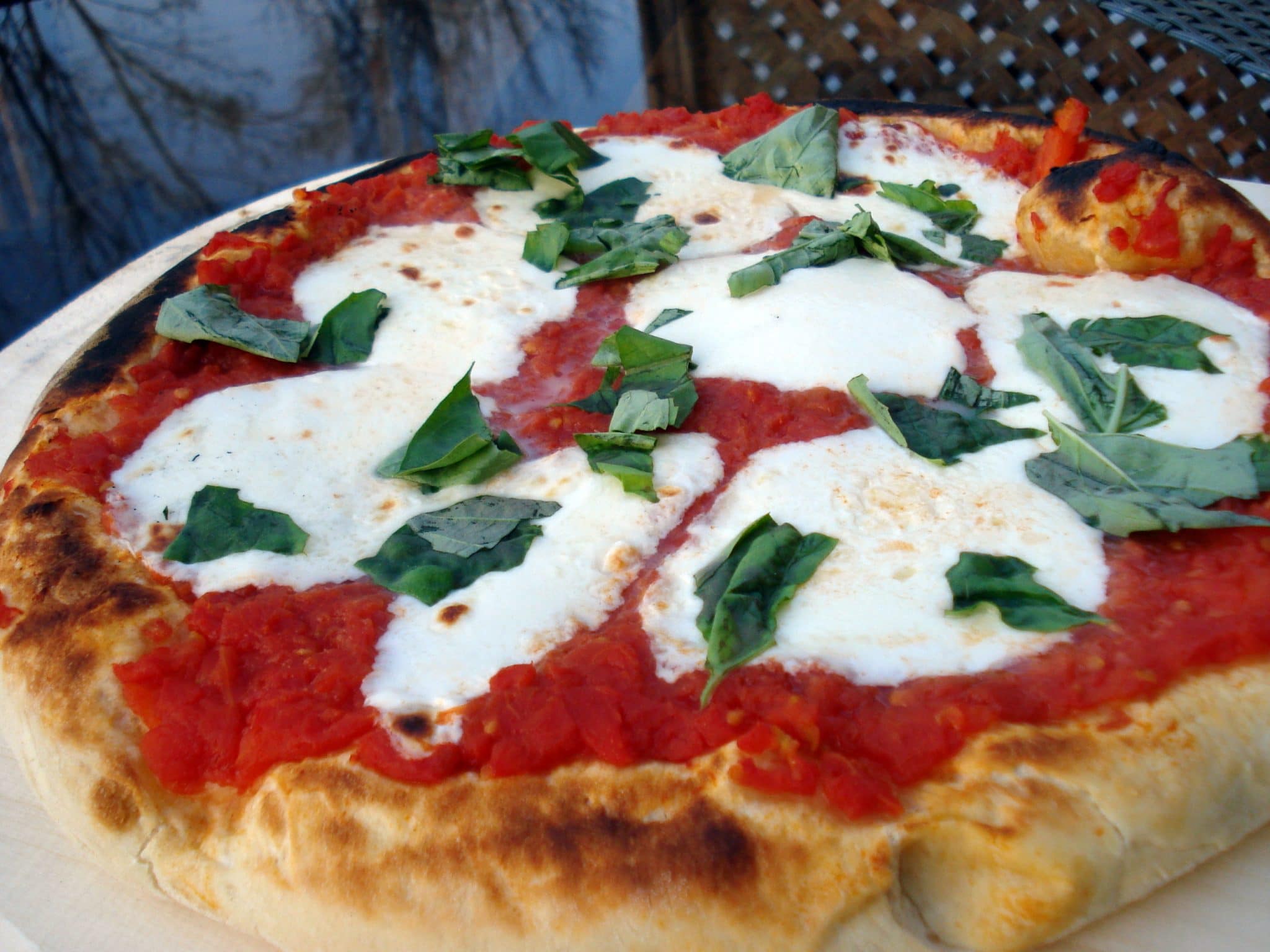Freshly cooked Classic Margherita Pizza